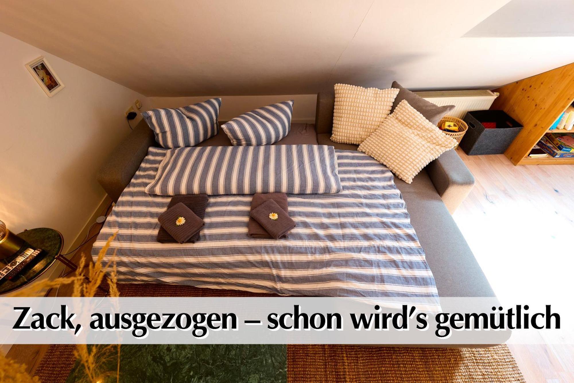 Helle 72Qm Maisonette Wohnung Im Herzen Erfurts Mit Kingsize Bett, Smart-Tv, Etc Exterior photo
