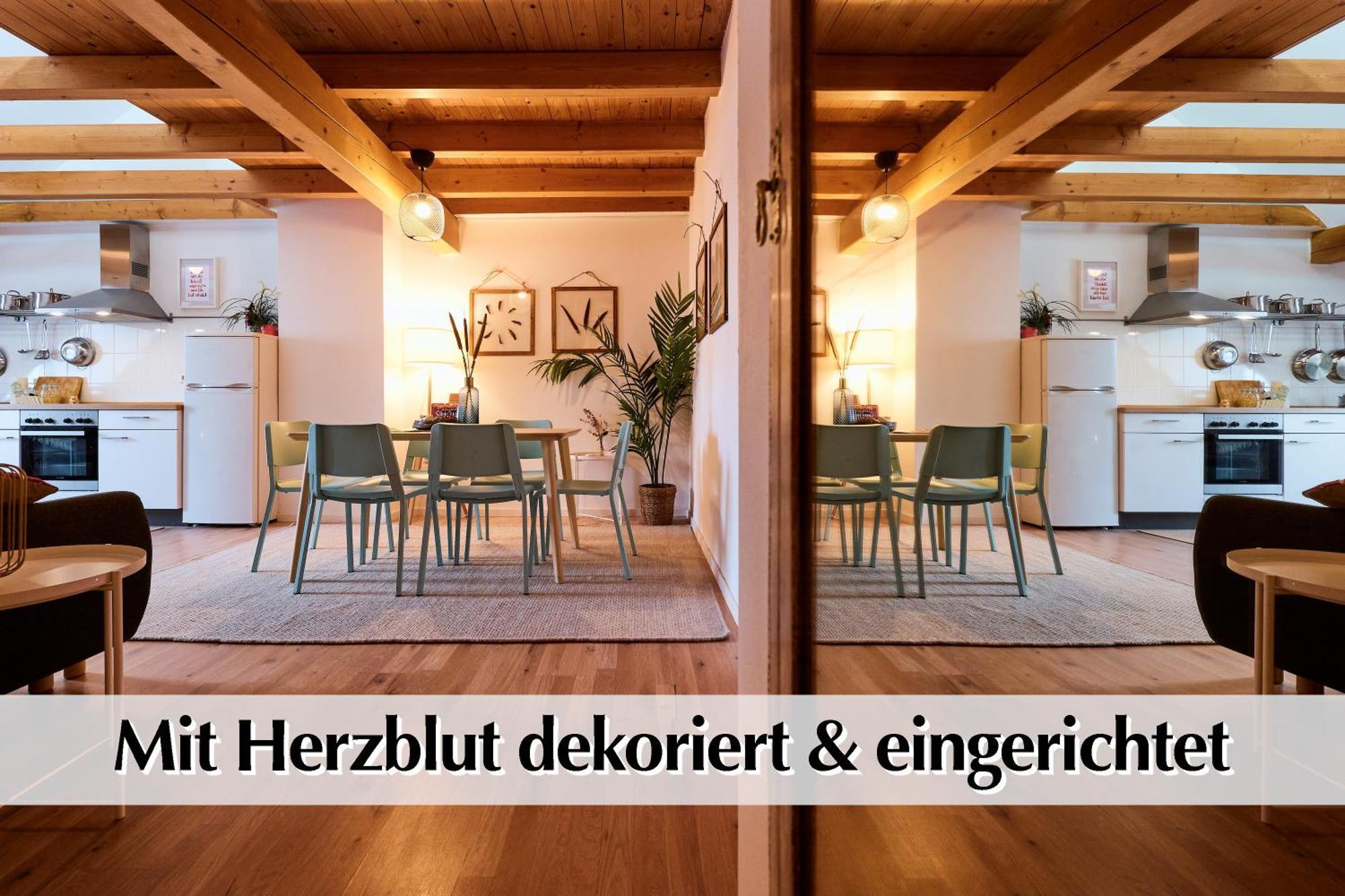 Helle 72Qm Maisonette Wohnung Im Herzen Erfurts Mit Kingsize Bett, Smart-Tv, Etc Exterior photo