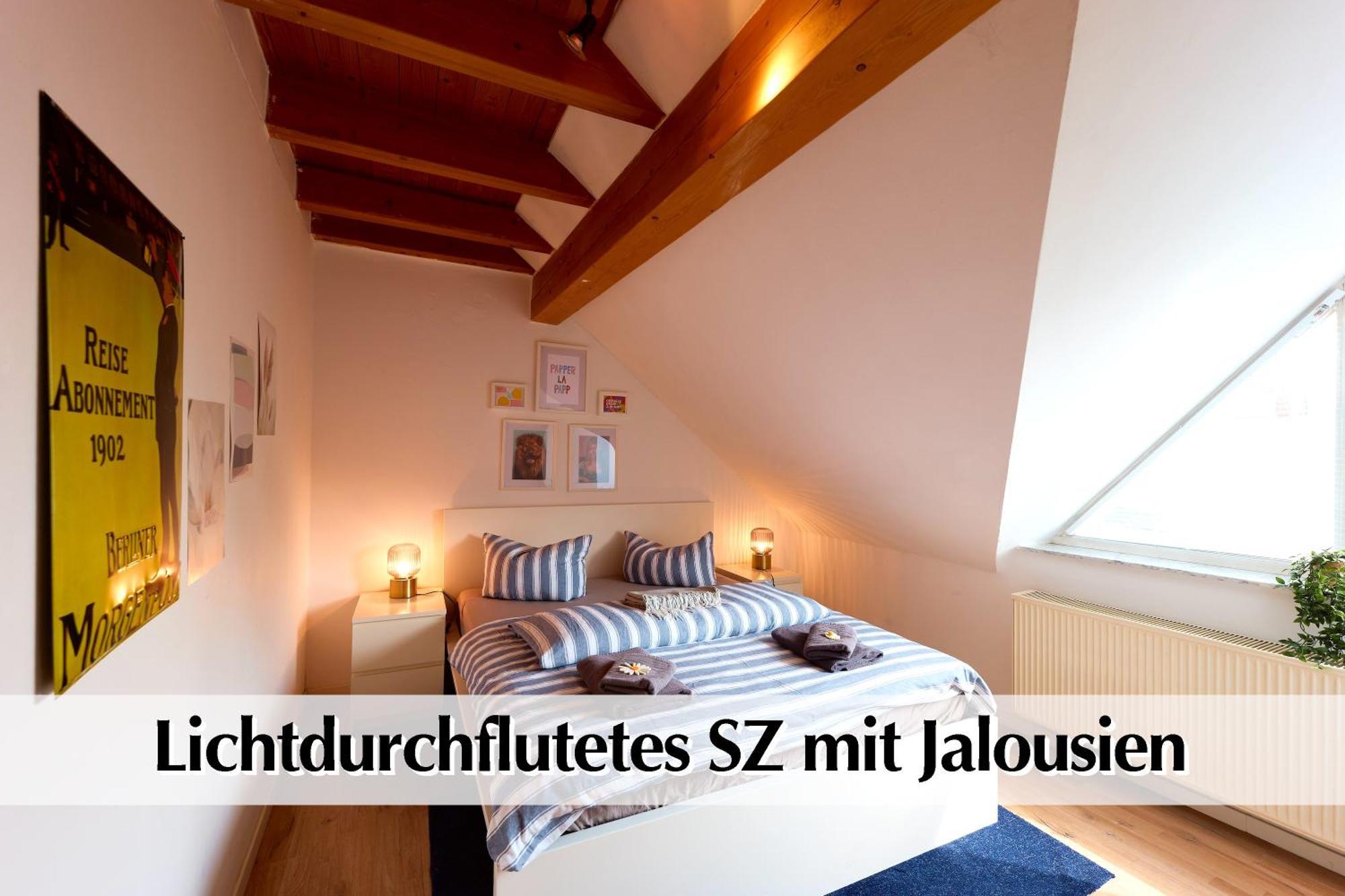 Helle 72Qm Maisonette Wohnung Im Herzen Erfurts Mit Kingsize Bett, Smart-Tv, Etc Exterior photo